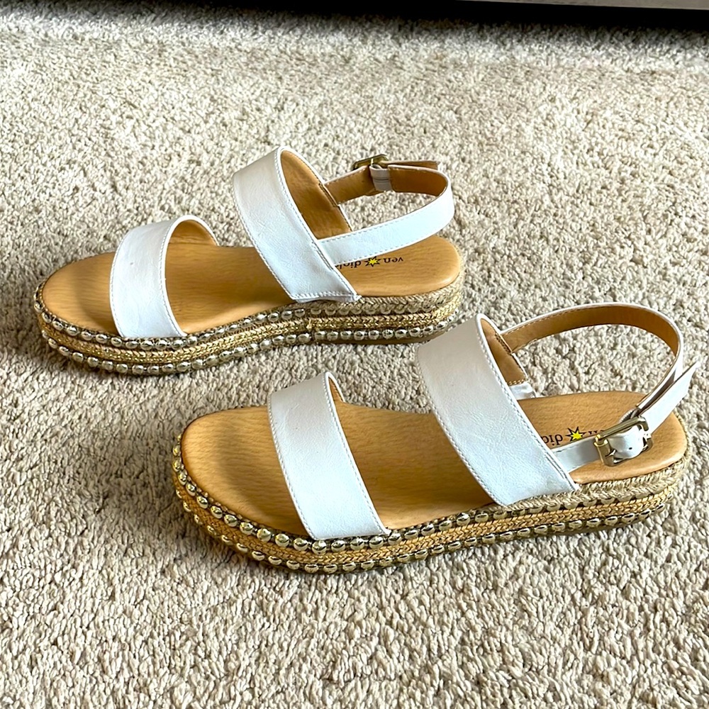 White Platform Sandal